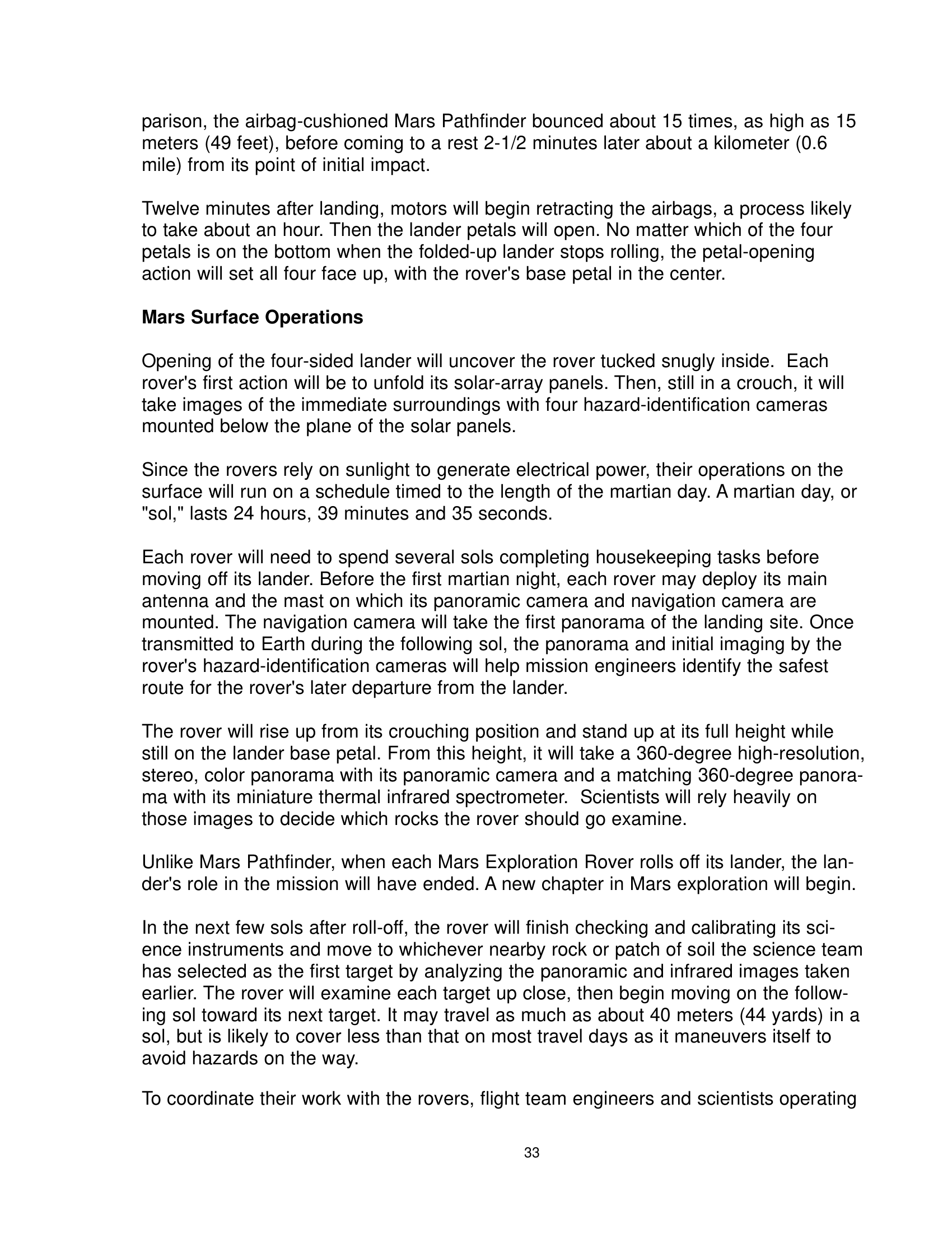 Curiosity Rover On Mars